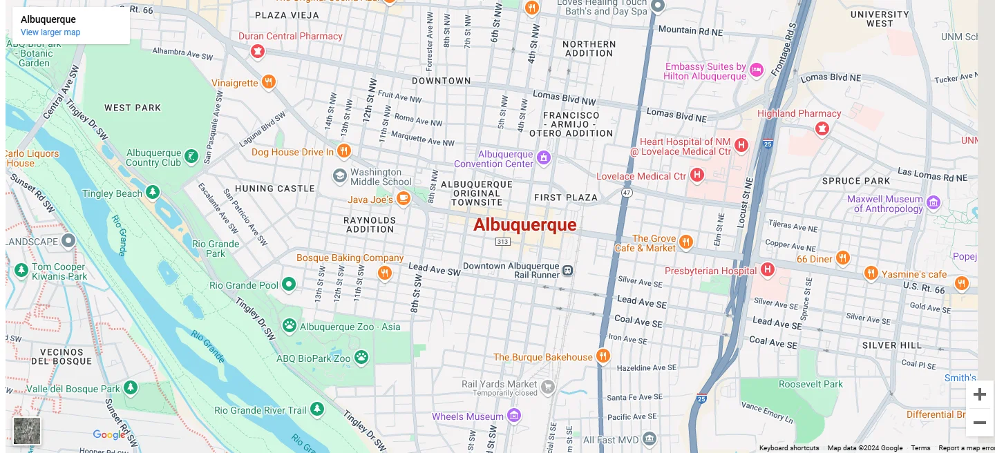 Albuquerque Map