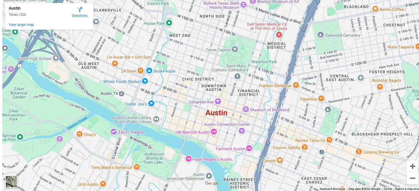 Austin Map