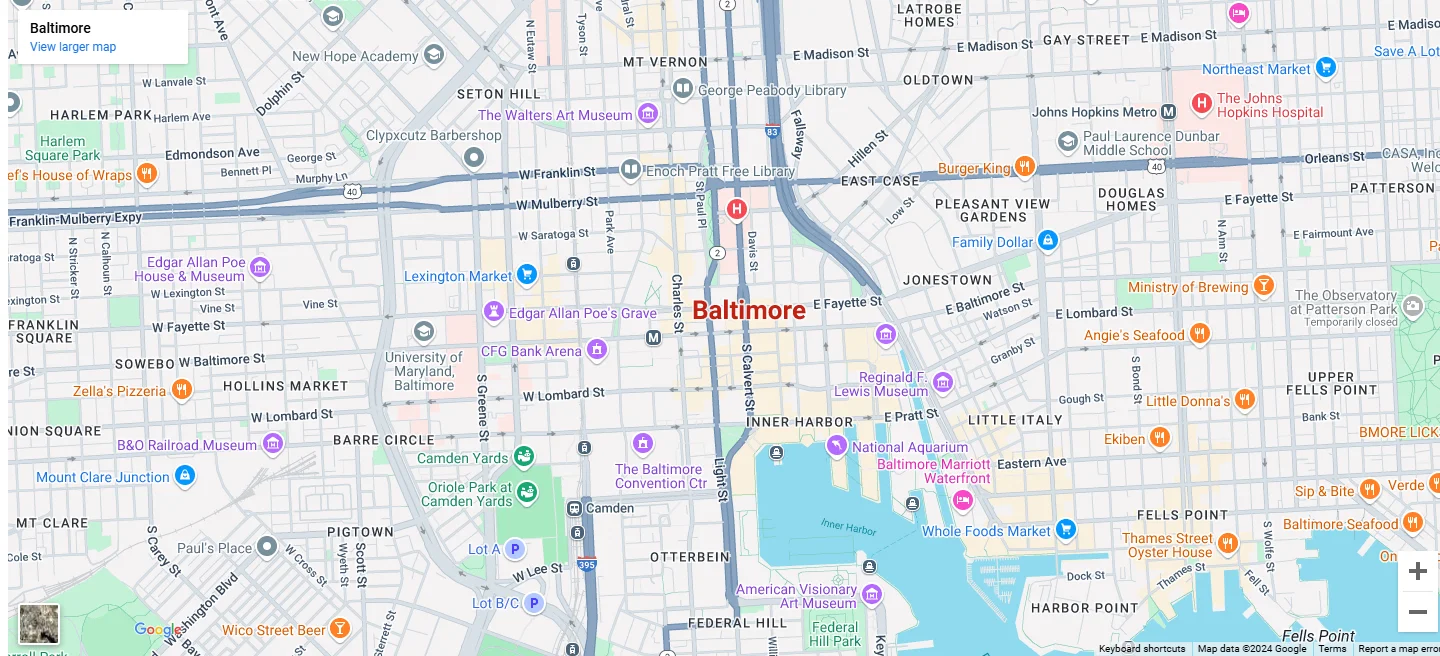 Baltimore Map