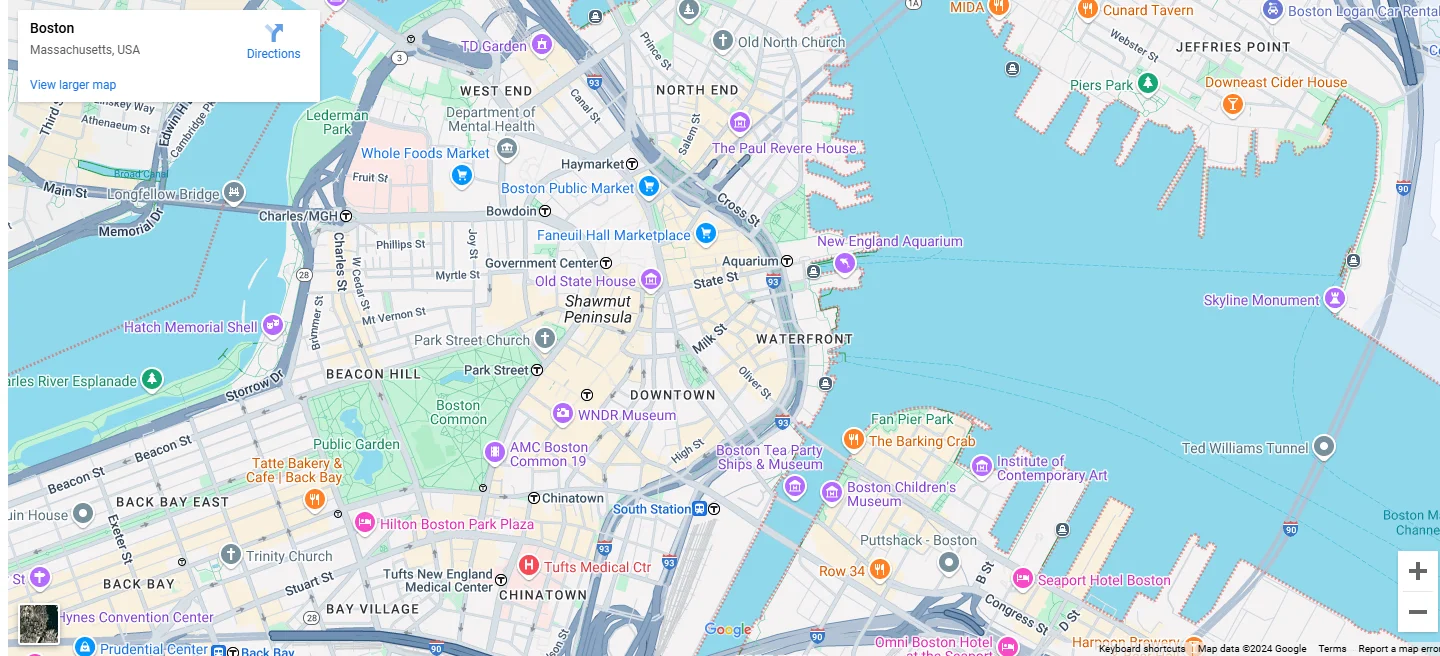 Boston Map