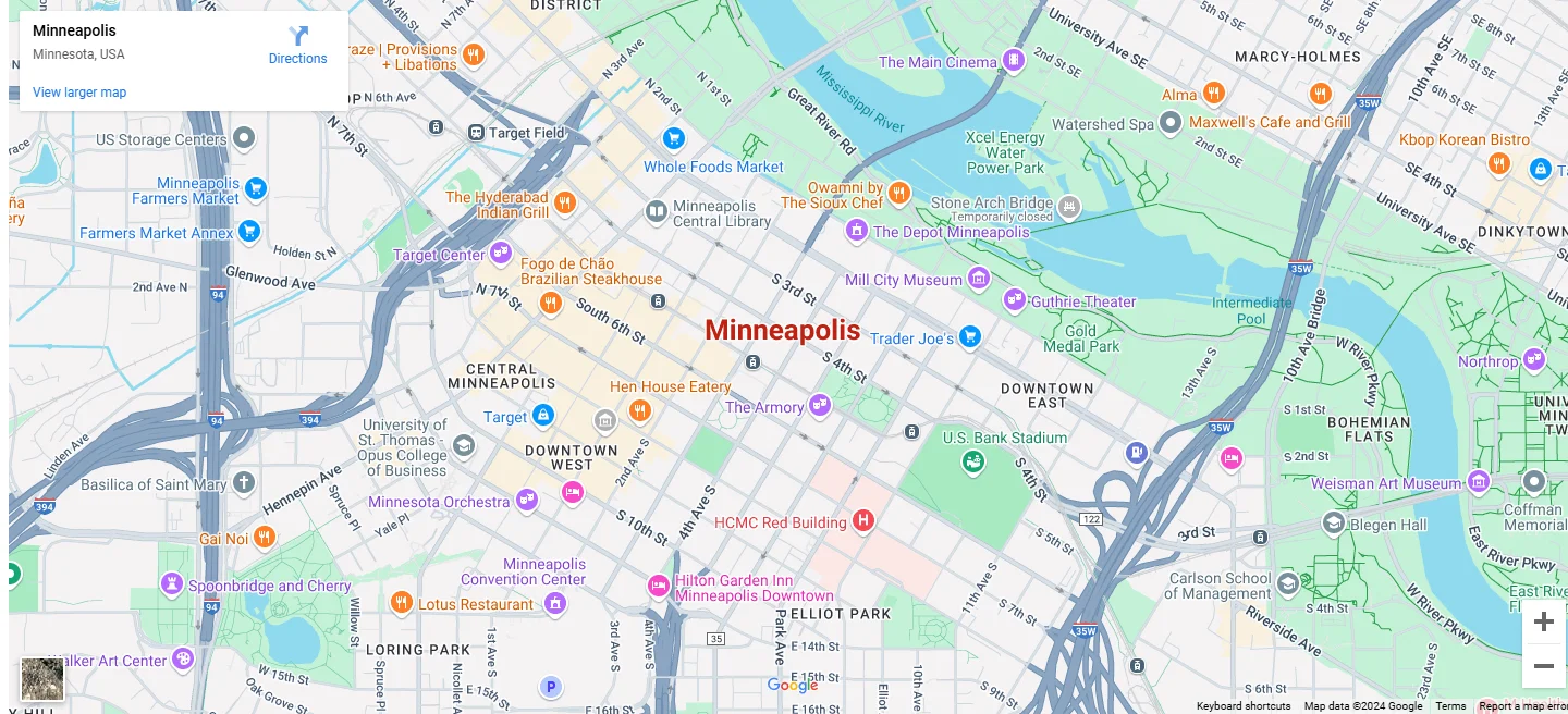 Minneapolis Map