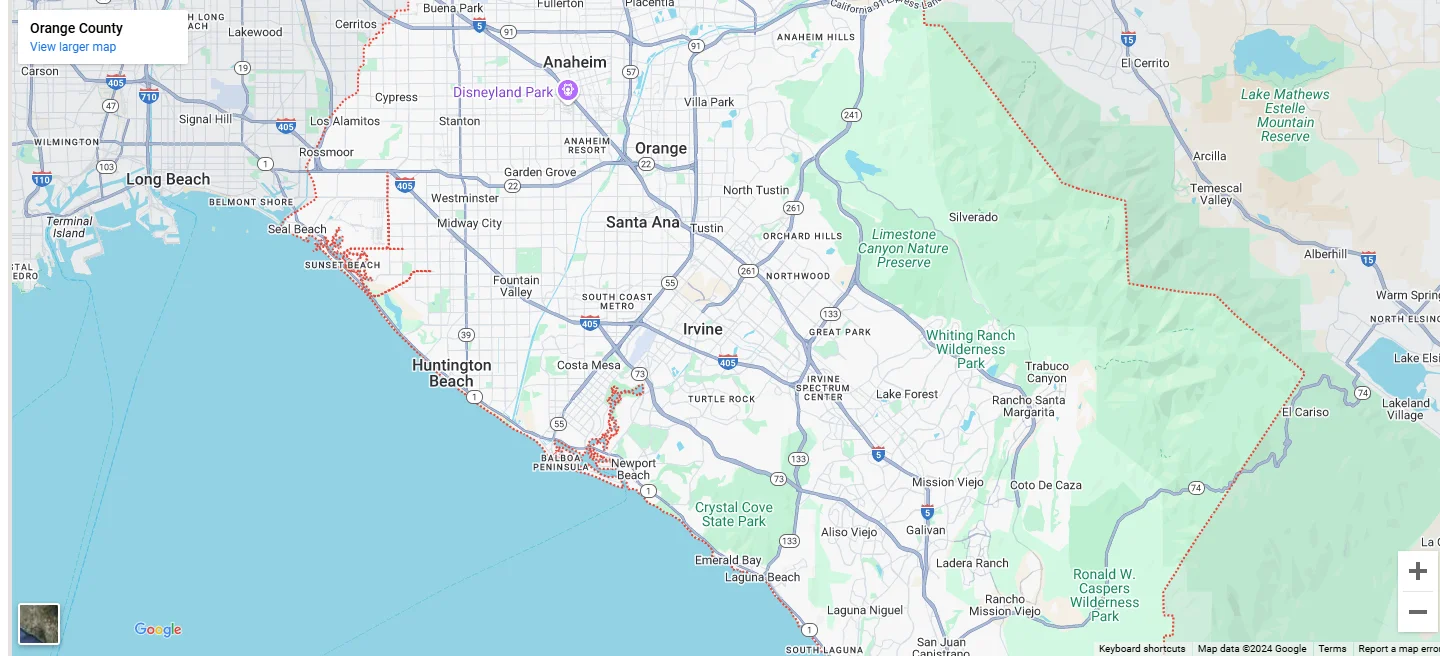 Orange County Map