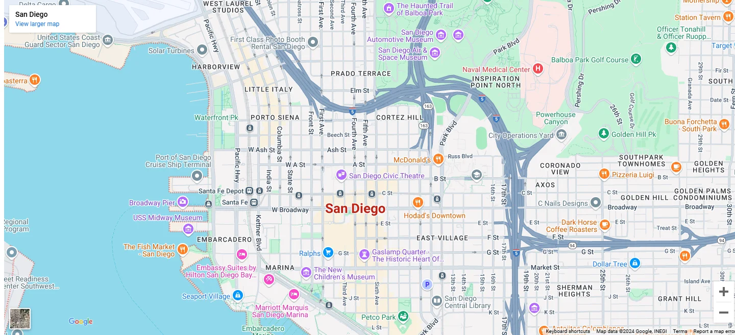 San Diego Map