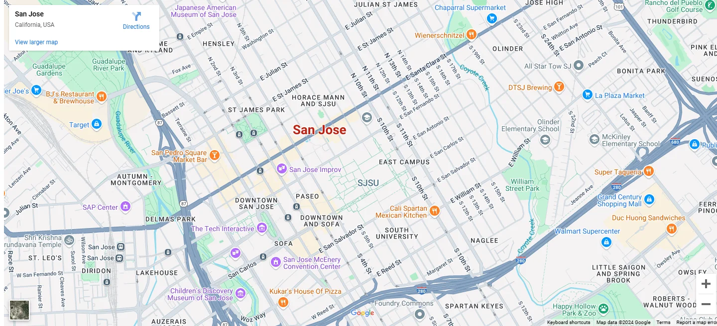 San Jose Map