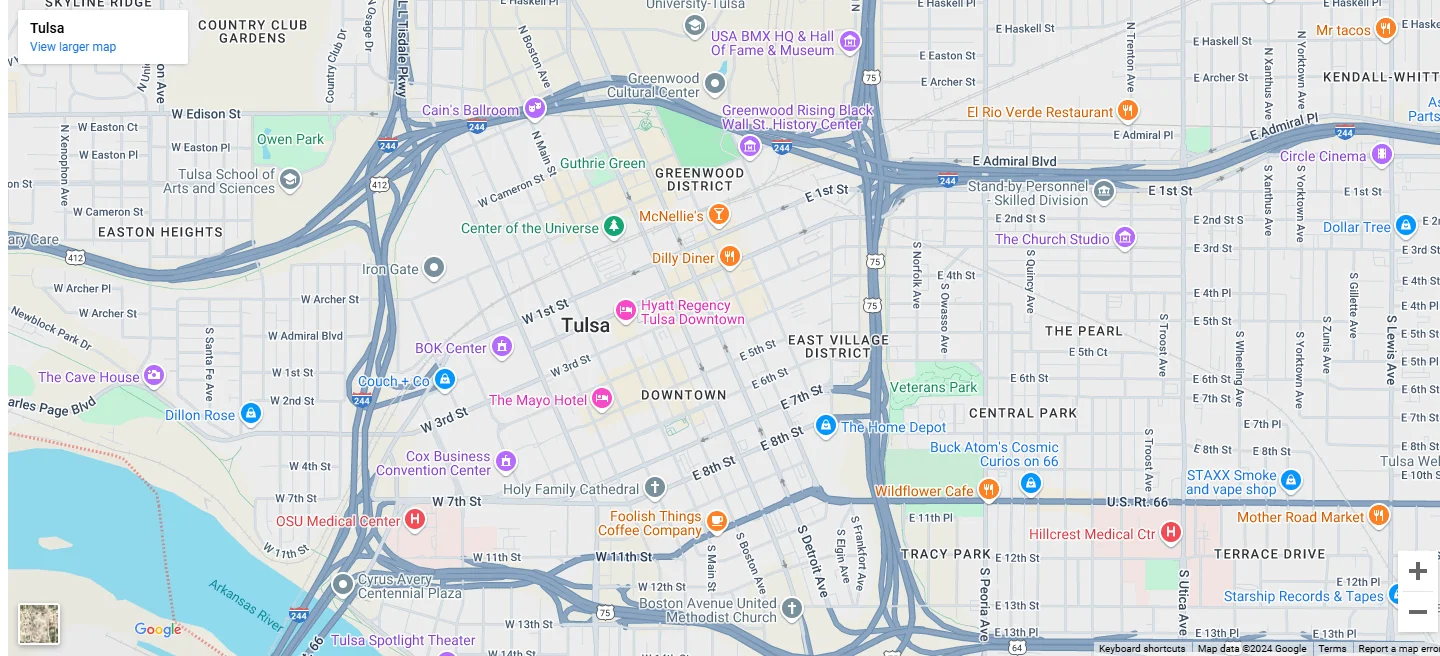 Tulsa Map